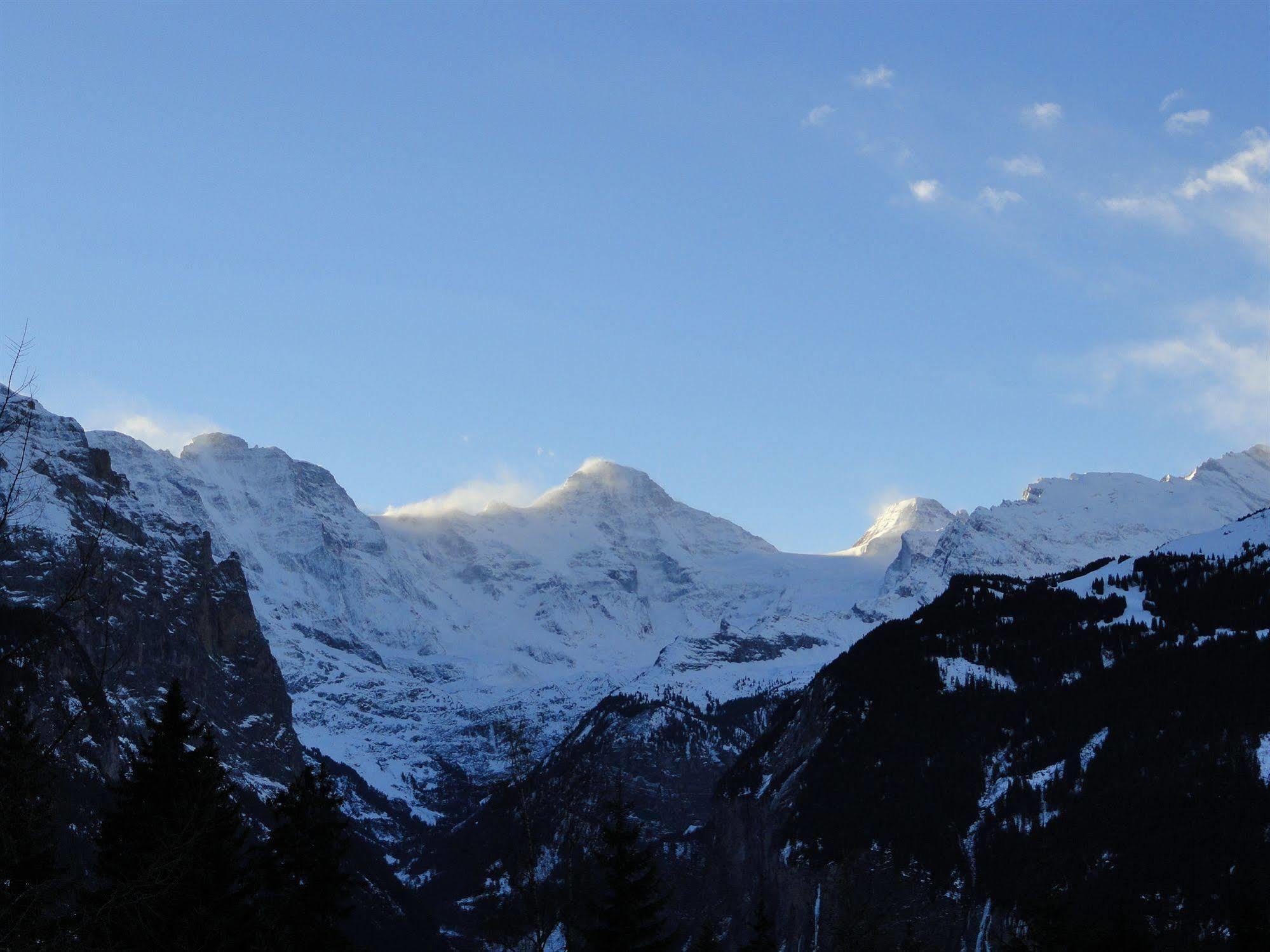Hotel Alpenruhe - Vintage Design Hotel Wengen Bagian luar foto
