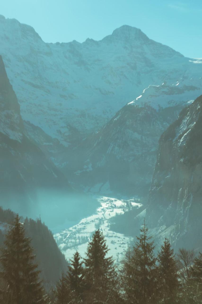 Hotel Alpenruhe - Vintage Design Hotel Wengen Bagian luar foto