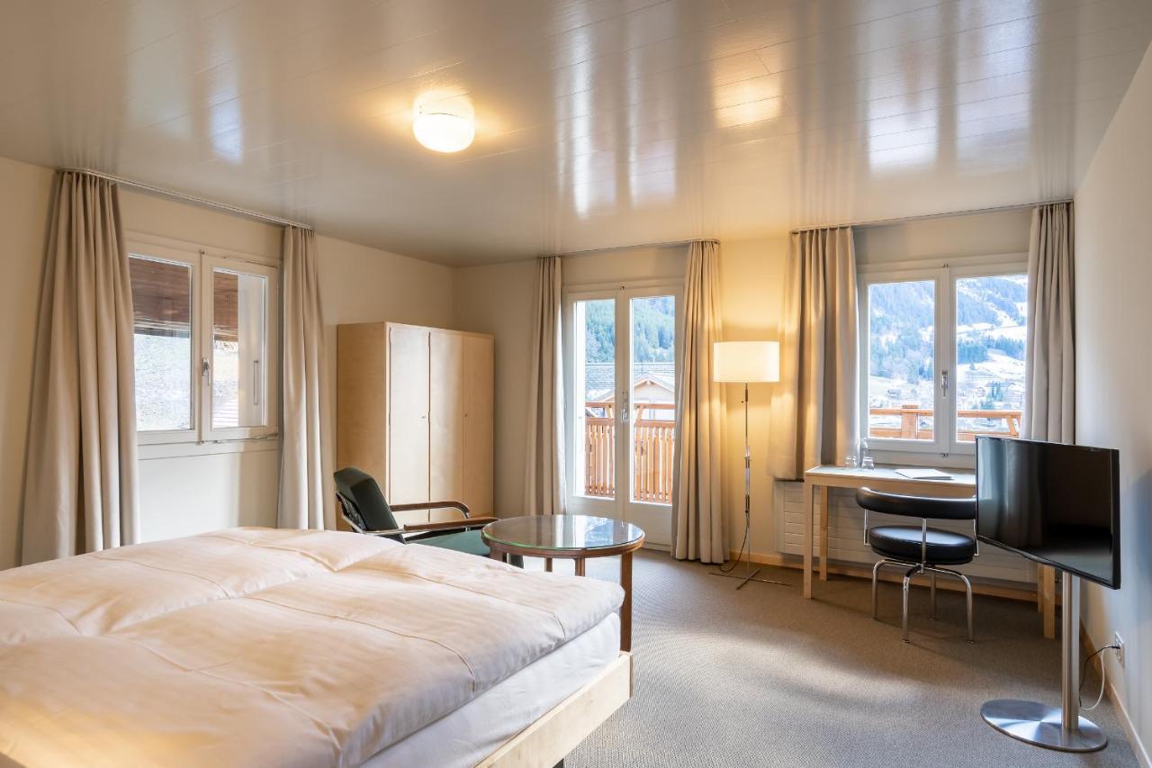Hotel Alpenruhe - Vintage Design Hotel Wengen Bagian luar foto