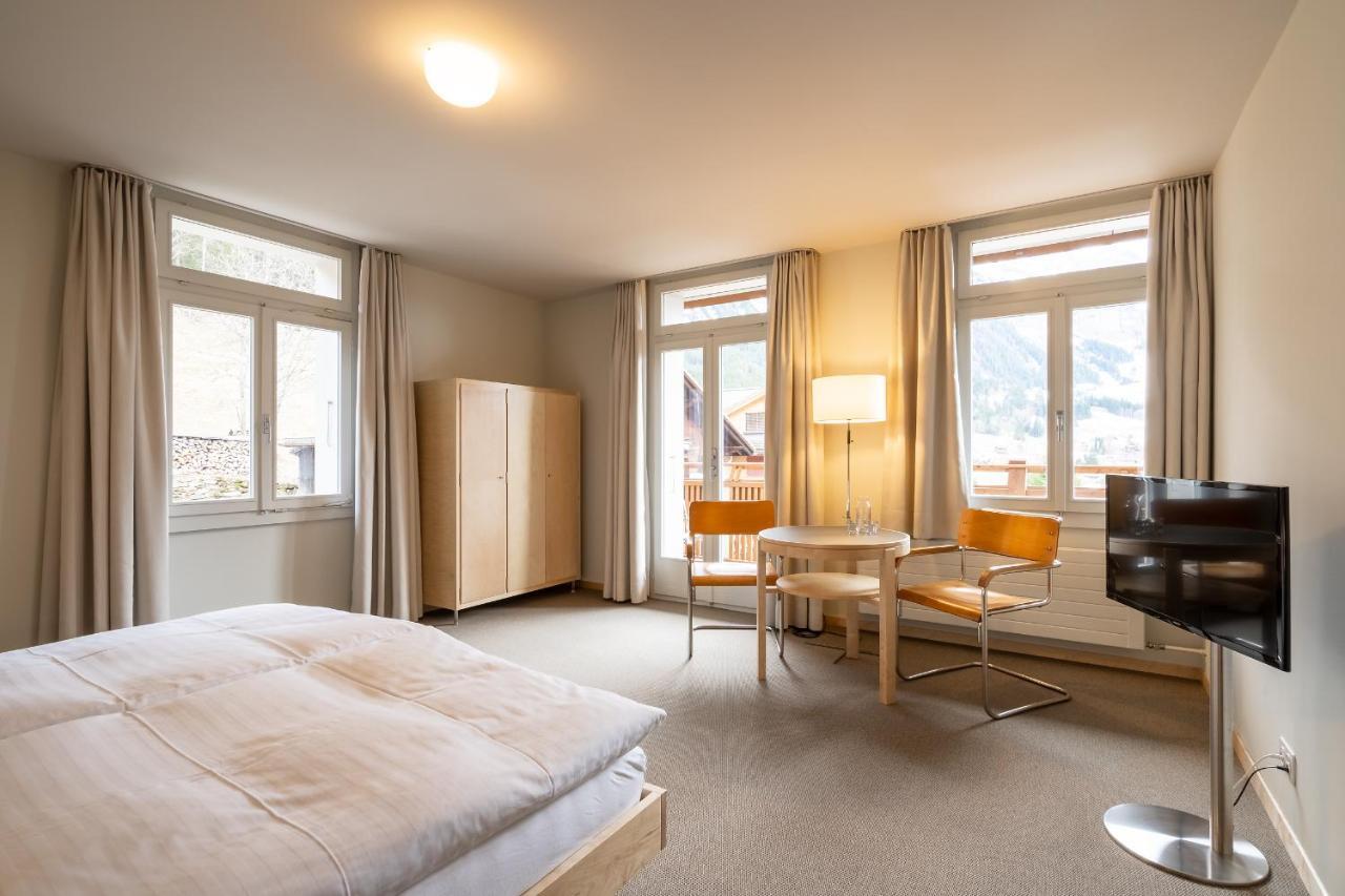 Hotel Alpenruhe - Vintage Design Hotel Wengen Bagian luar foto