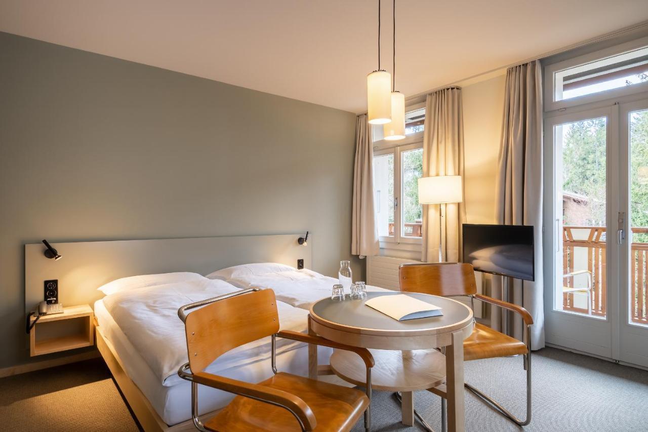 Hotel Alpenruhe - Vintage Design Hotel Wengen Bagian luar foto
