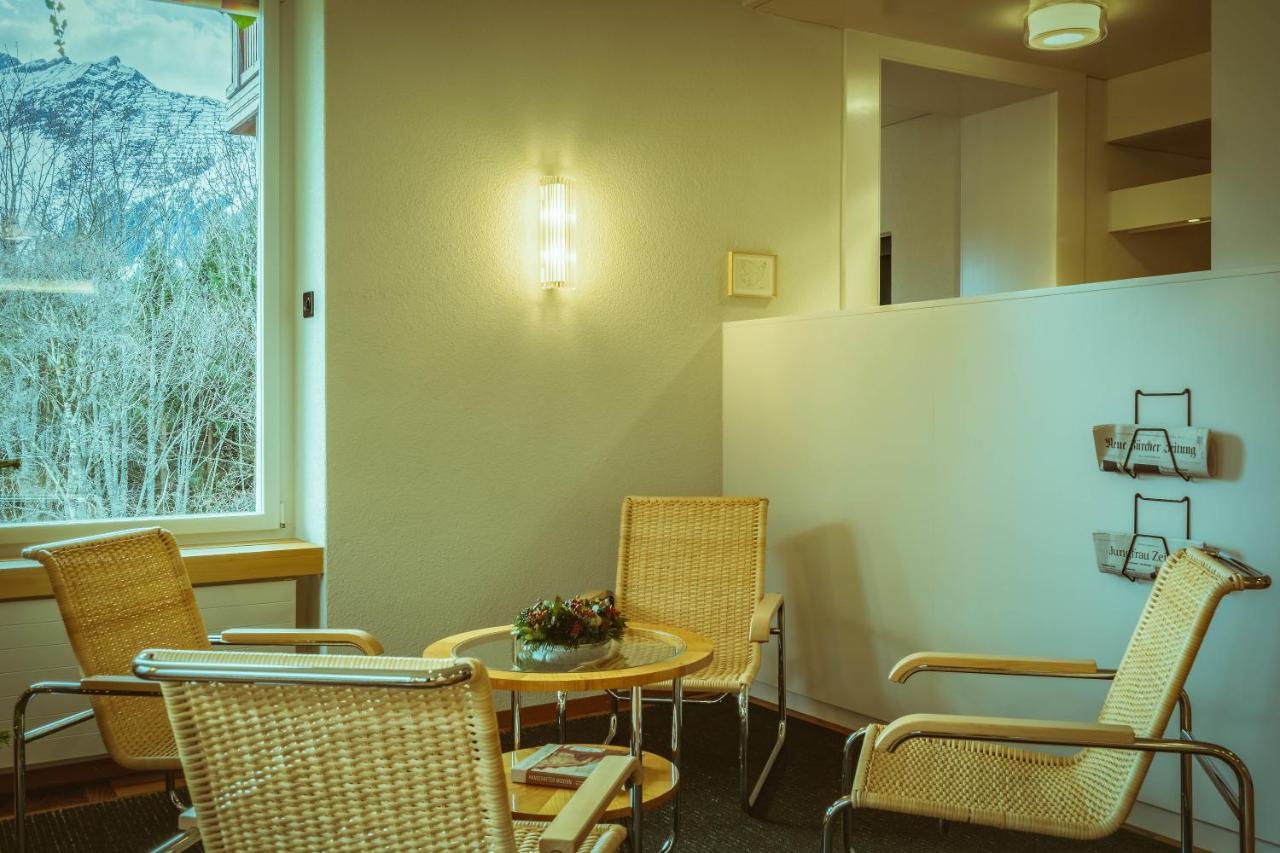 Hotel Alpenruhe - Vintage Design Hotel Wengen Bagian luar foto