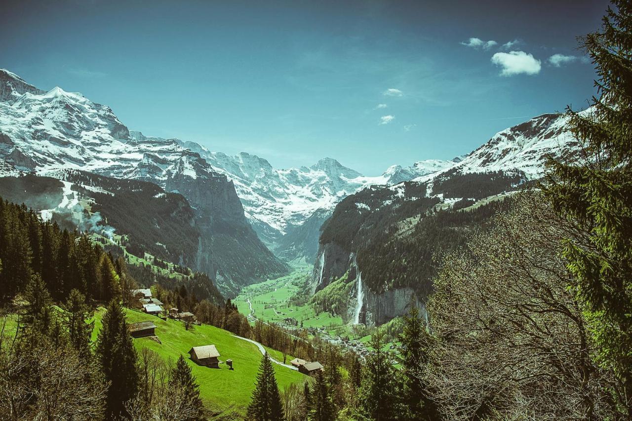 Hotel Alpenruhe - Vintage Design Hotel Wengen Bagian luar foto